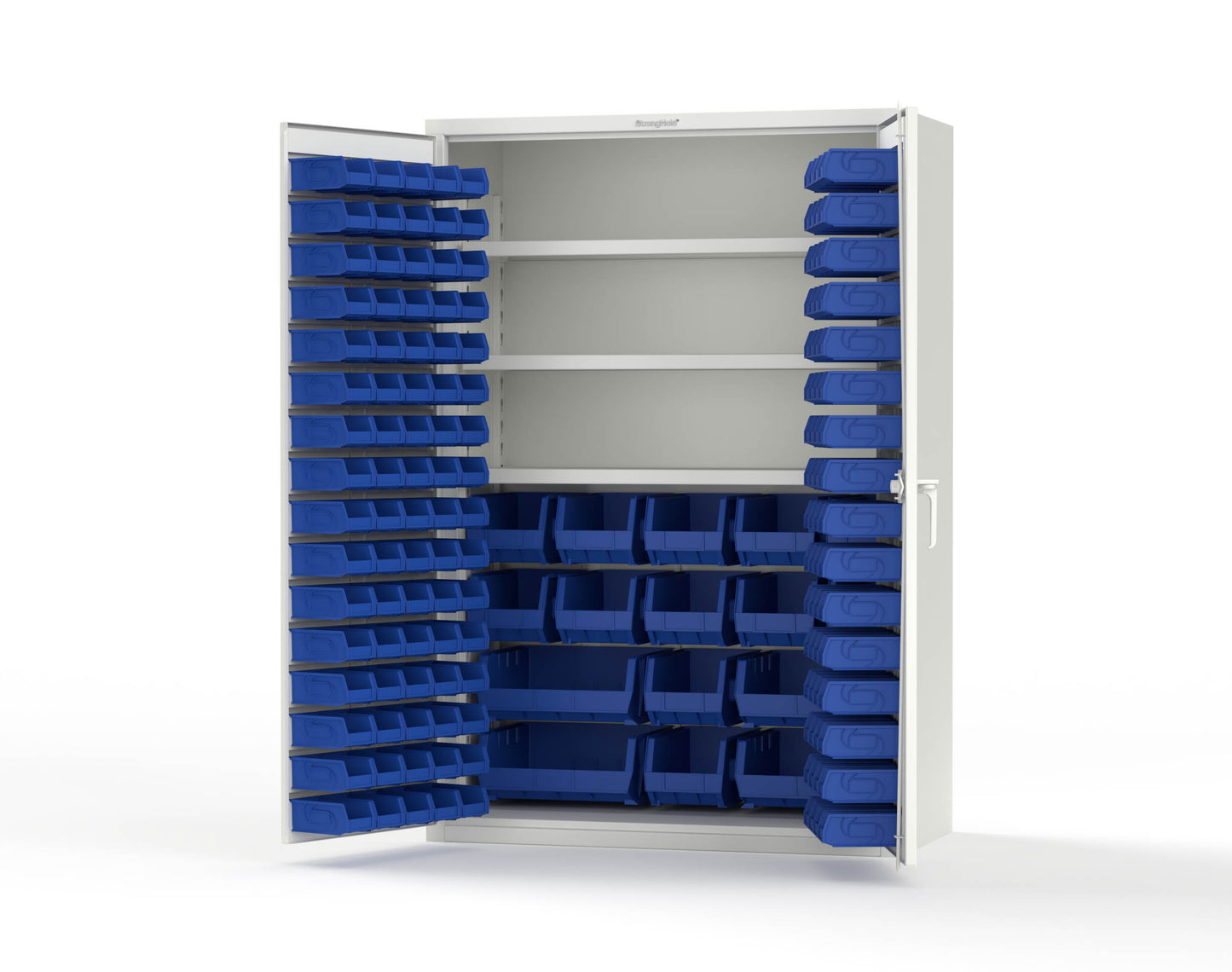 White (RAL 9003) / Blue (RAL 5001)