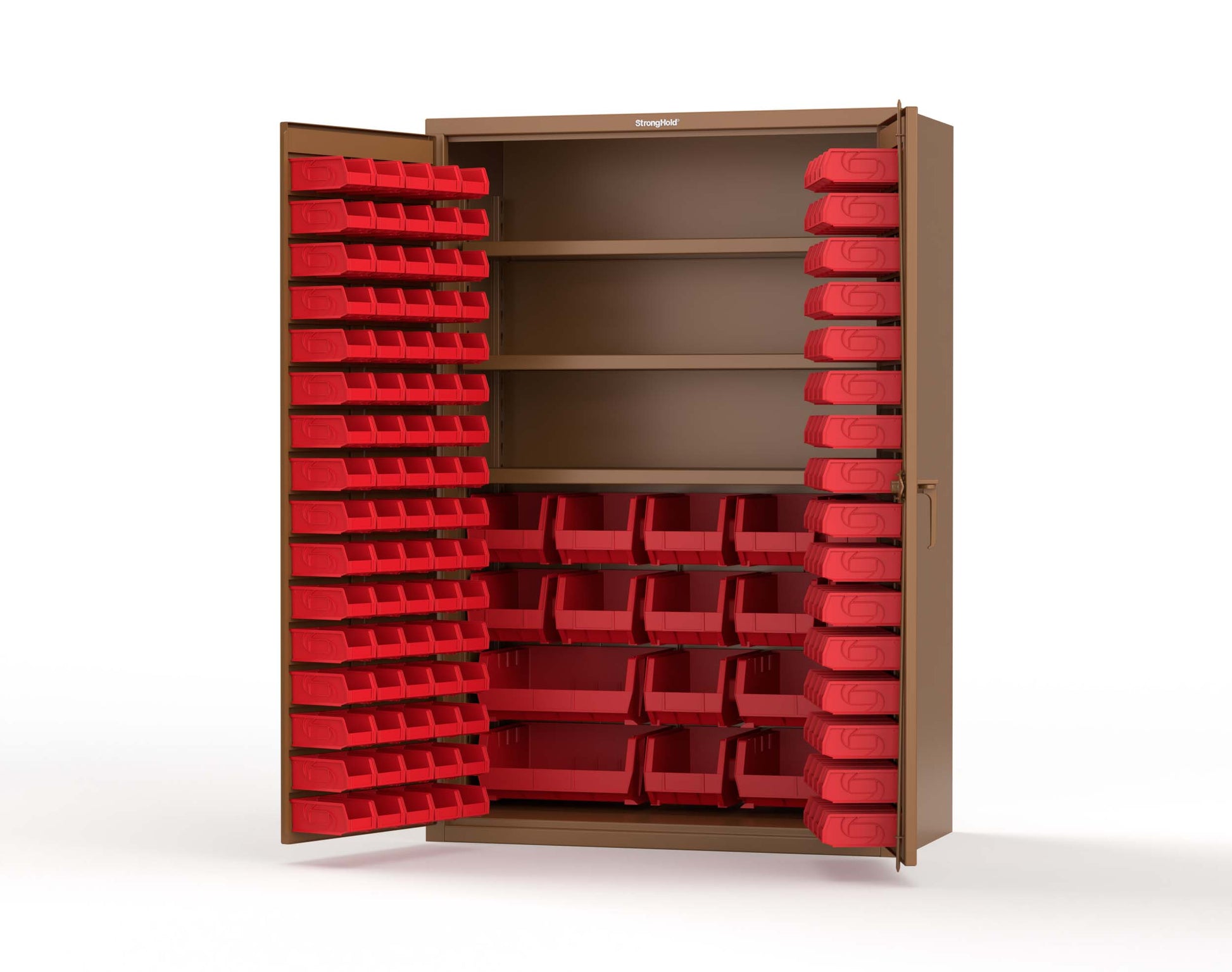 Brown (RAL 8008) / Red (RAL 3001)