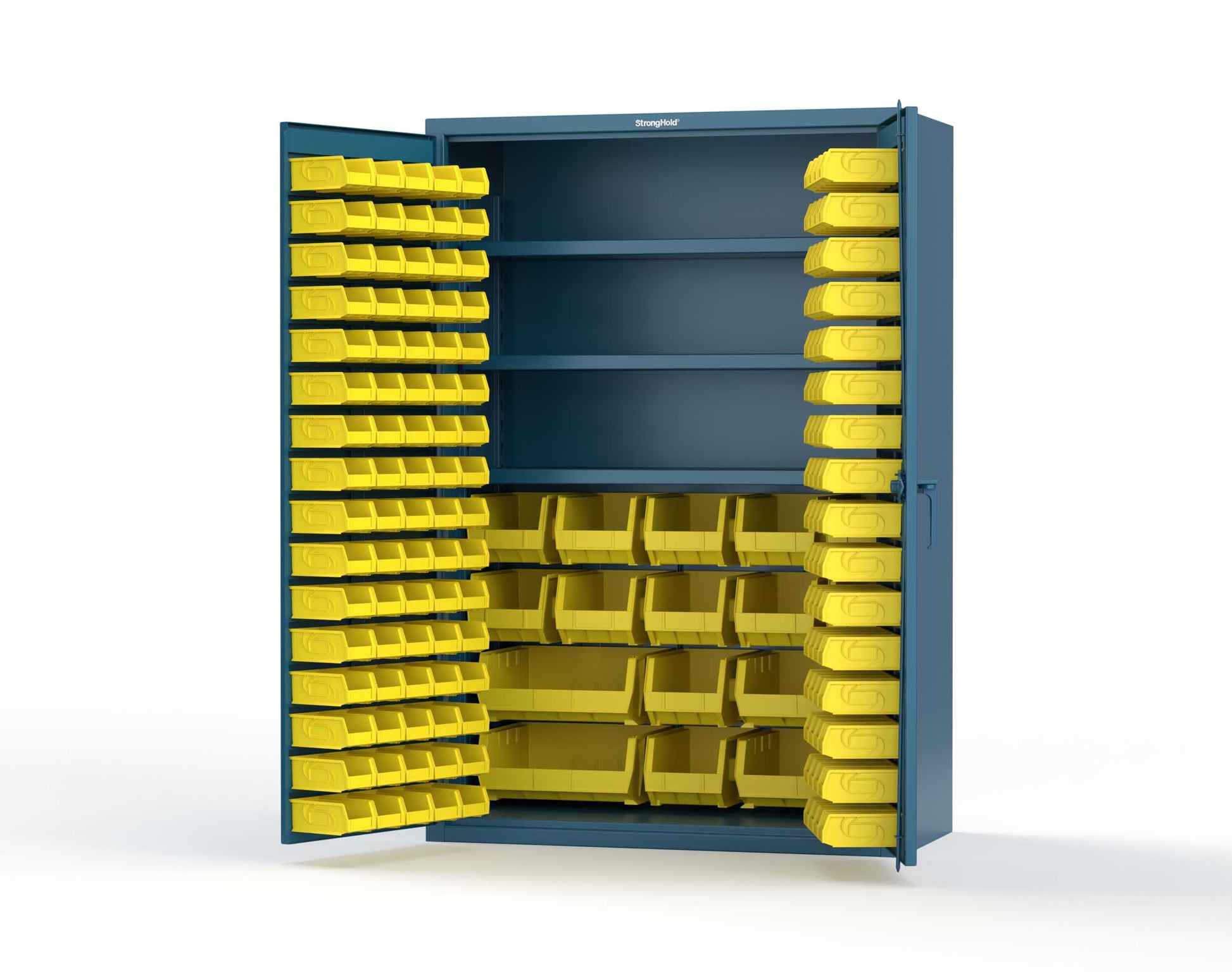 Blue (RAL 5001) / Yellow (RAL 1021)