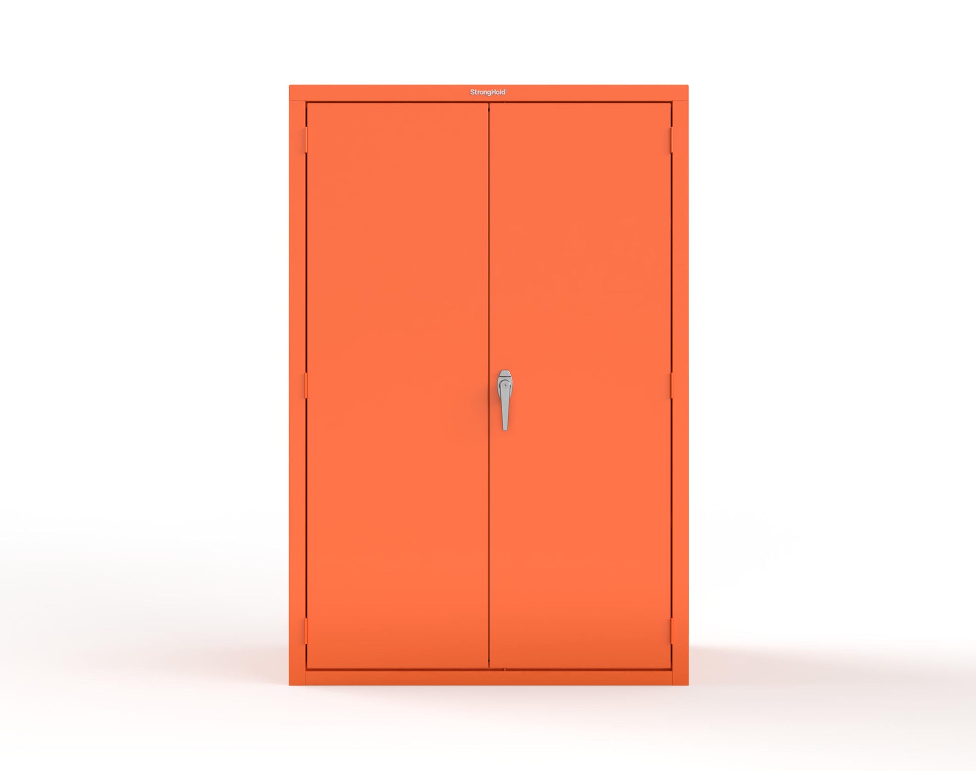 Heavy Duty 18 GA Janitorial Cabinet with 3 half Shelves - 48 in. W x 24 in. D x 72 in. H - 46-BC-243-P-2009