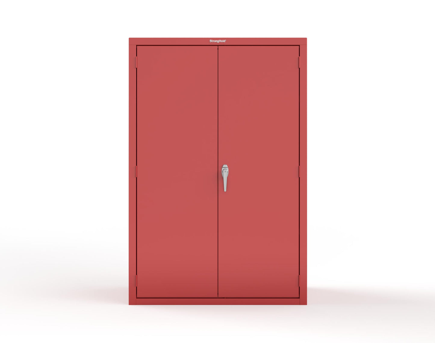 Heavy Duty 18 GA Janitorial Cabinet with 3 half Shelves - 48 in. W x 24 in. D x 72 in. H - 46-BC-243-P-3001