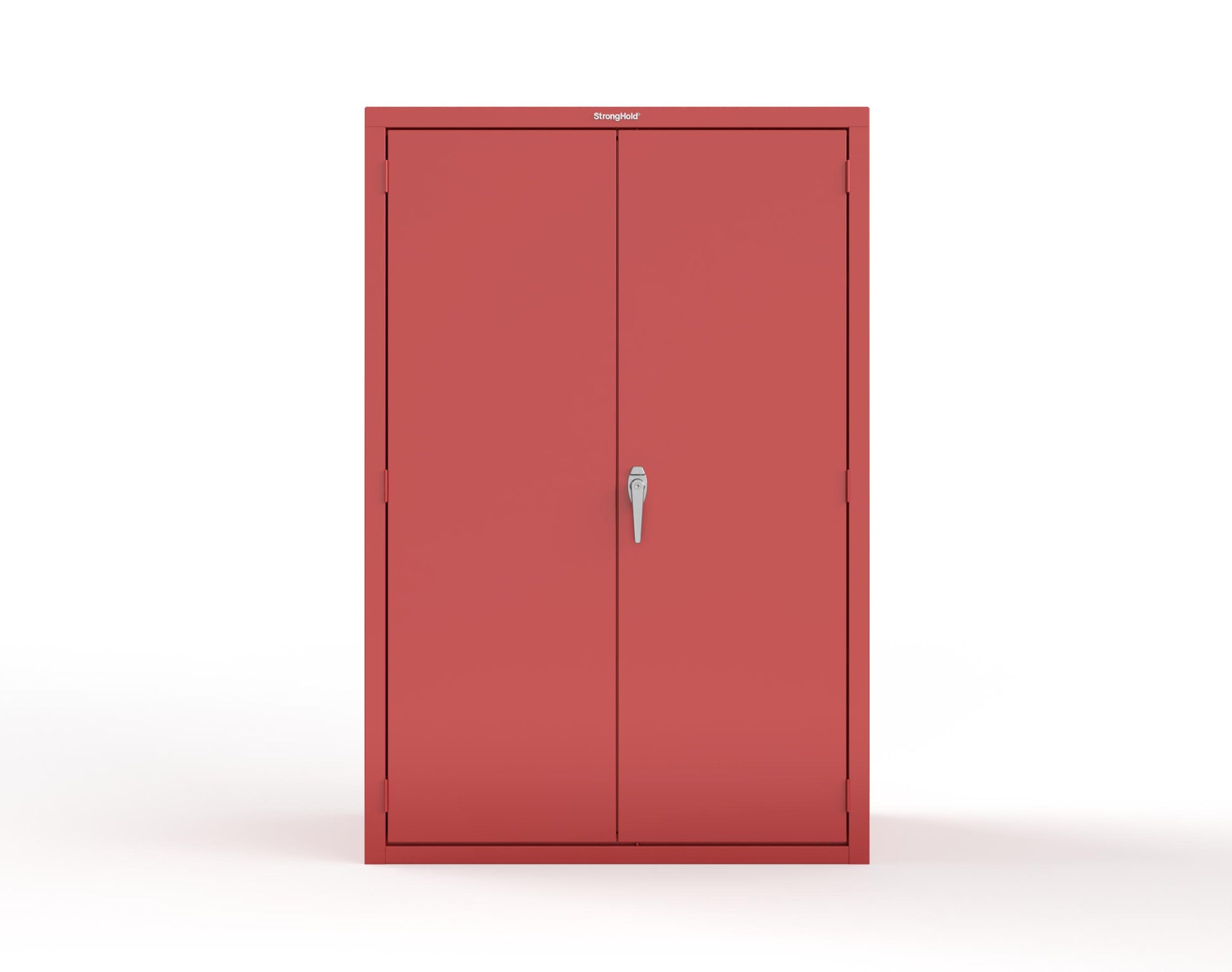 Heavy Duty 18 GA Janitorial Cabinet with 3 half Shelves - 48 in. W x 24 in. D x 72 in. H - 46-BC-243-P-3001