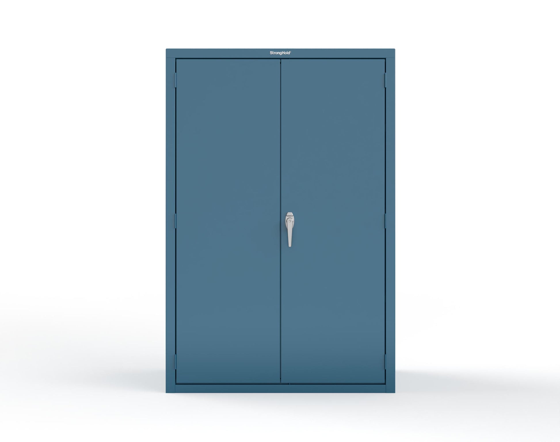 Heavy Duty 18 GA Janitorial Cabinet with 3 half Shelves - 48 in. W x 24 in. D x 72 in. H - 46-BC-243-P-5001