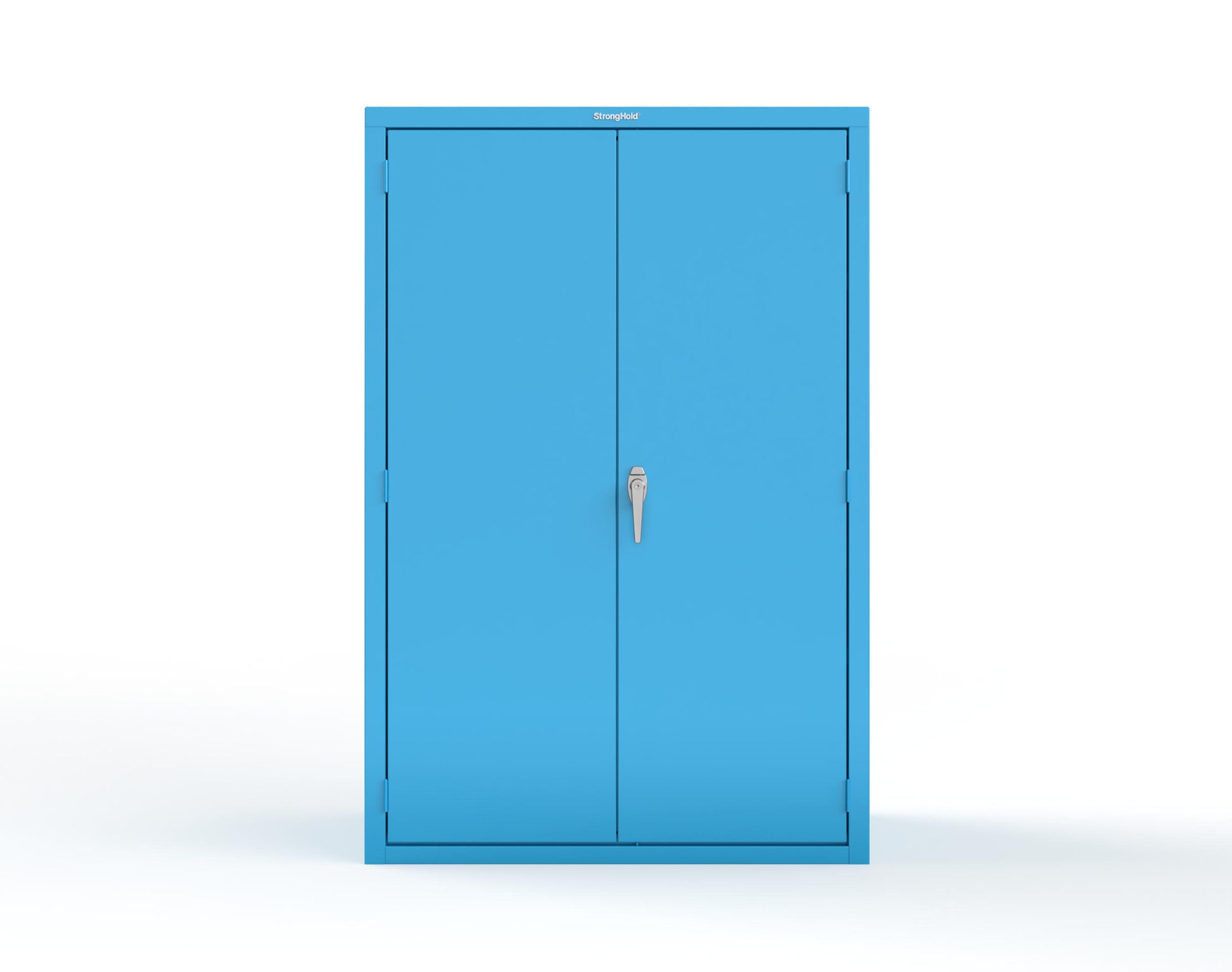 Heavy Duty 18 GA Janitorial Cabinet with 3 half Shelves - 48 in. W x 24 in. D x 72 in. H - 46-BC-243-P-5012