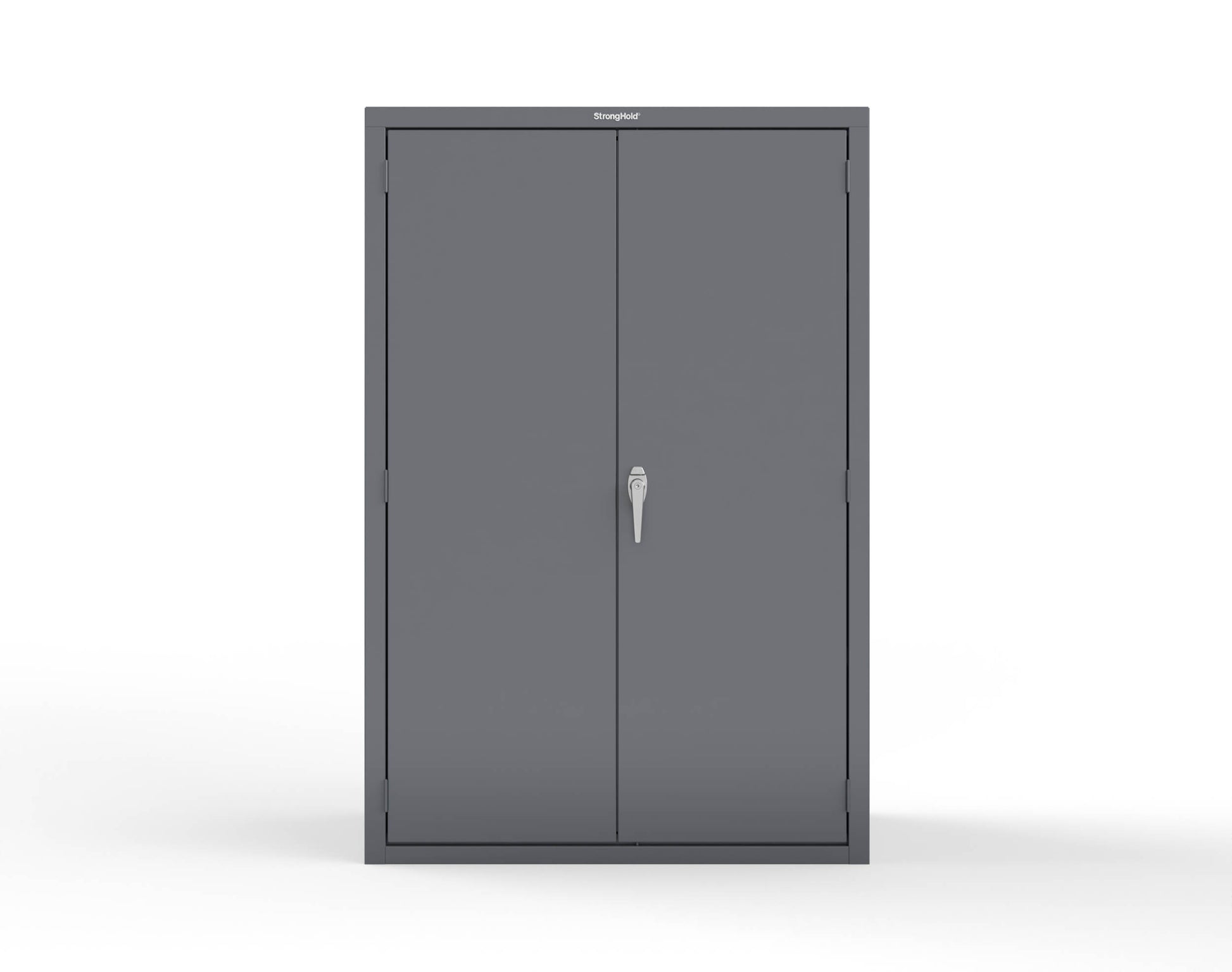 Heavy Duty 18 GA Janitorial Cabinet with 3 half Shelves - 48 in. W x 24 in. D x 72 in. H - 46-BC-243-P-7024