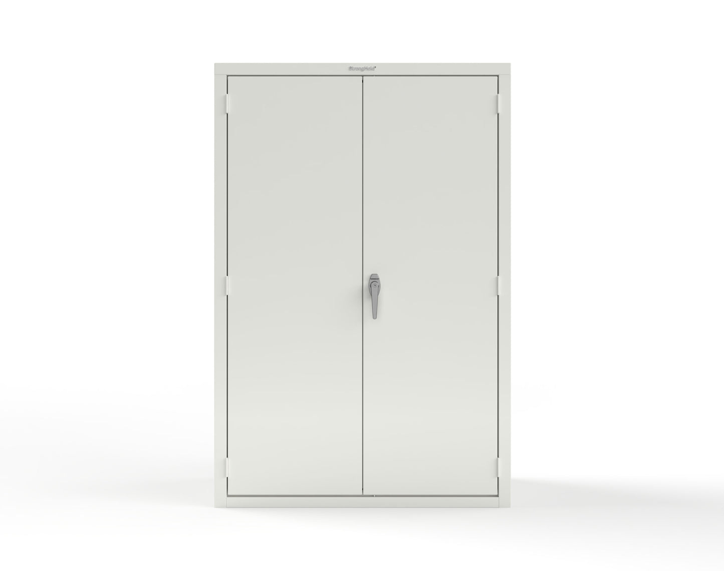 Heavy Duty 18 GA Janitorial Cabinet with 3 half Shelves - 48 in. W x 24 in. D x 72 in. H - 46-BC-243-P-9003