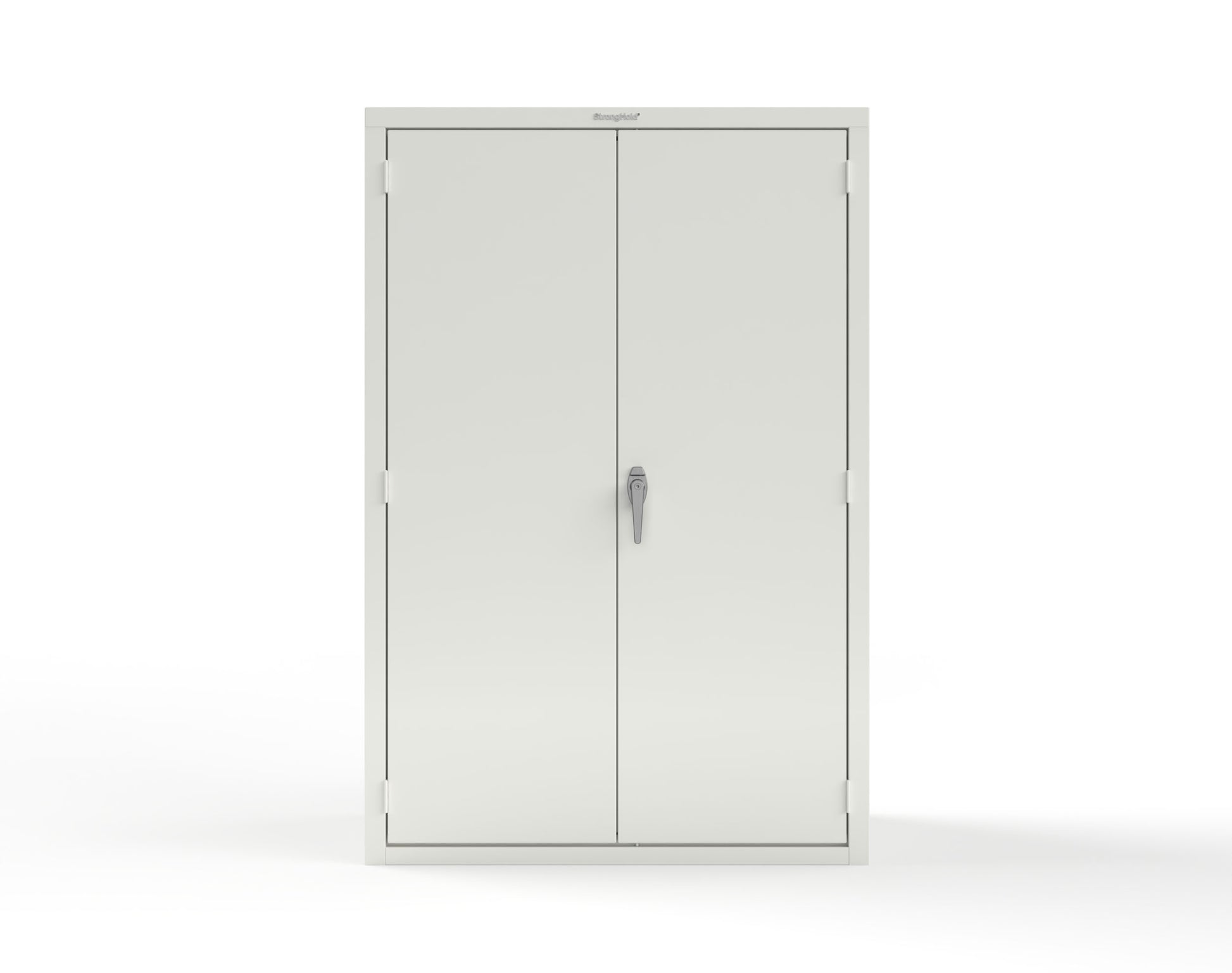 Heavy Duty 18 GA Janitorial Cabinet with 3 half Shelves - 48 in. W x 24 in. D x 72 in. H - 46-BC-243-P-9003