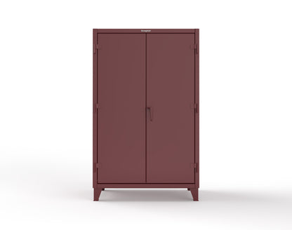 Extreme Duty 12 GA Janitorial Cabinet with 4 Shelves - 48 In. W x 24 In. D x 78 In. H - 46-BC-244-3005