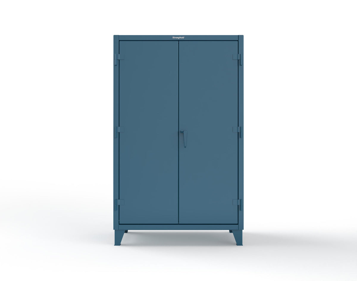 Extreme Duty 12 GA Janitorial Cabinet with 4 Shelves - 48 In. W x 24 In. D x 78 In. H - 46-BC-244-5010