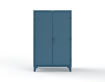 Extreme Duty 12 GA Janitorial Cabinet with 4 Shelves - 48 In. W x 24 In. D x 78 In. H - 46-BC-244-5010