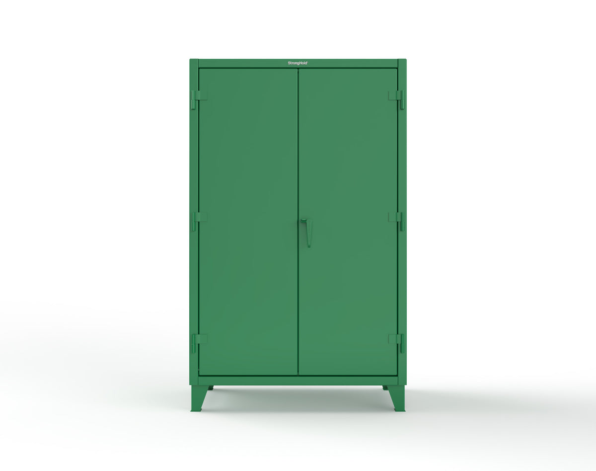 Extreme Duty 12 GA Janitorial Cabinet with 4 Shelves - 48 In. W x 24 In. D x 78 In. H - 46-BC-244-6029