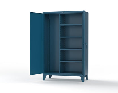 Extreme Duty 12 GA Janitorial Cabinet with 4 Shelves - 48 In. W x 24 In. D x 78 In. H - 46-BC-244-5010