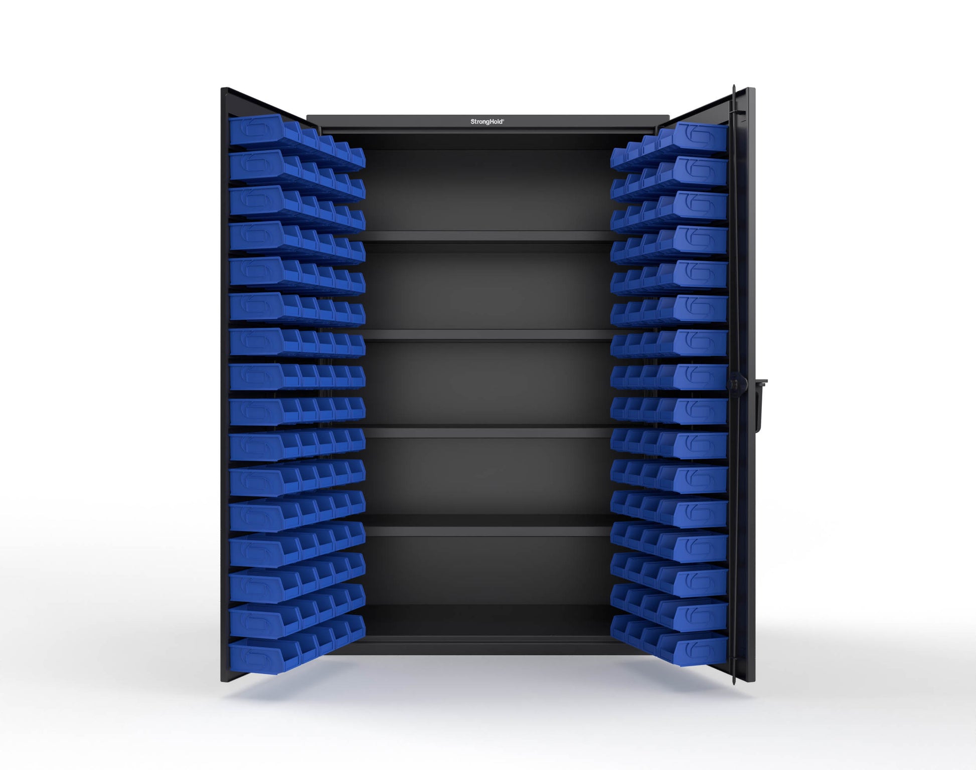 Black (RAL 9005) / Blue (RAL 5001)