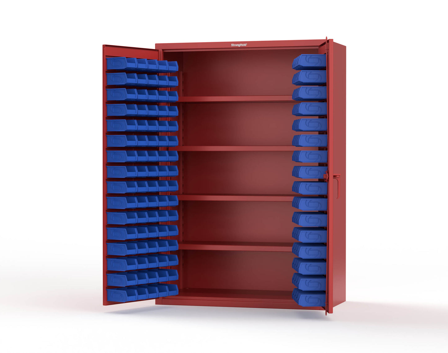 Red (RAL 3001) / Blue (RAL 5001)