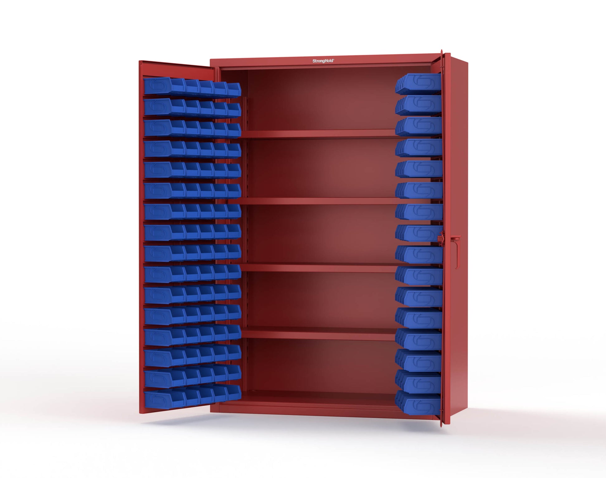 Red (RAL 3001) / Blue (RAL 5001)