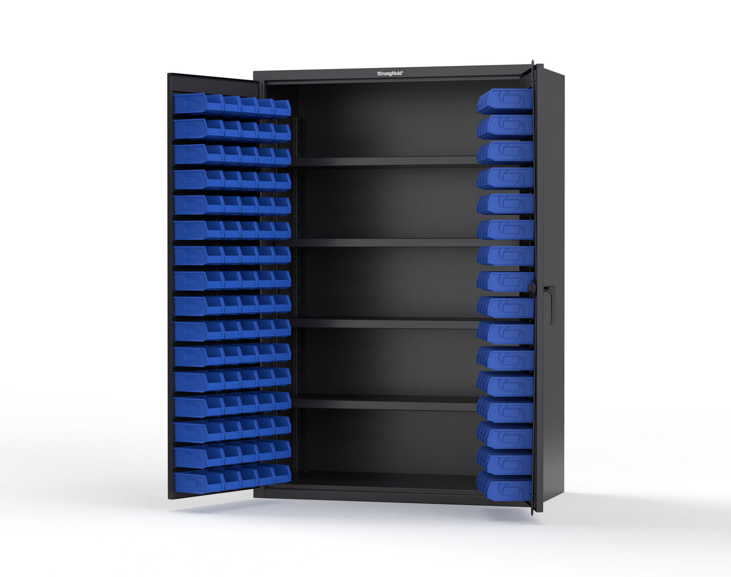 Black (RAL 9005) / Blue (RAL 5001)