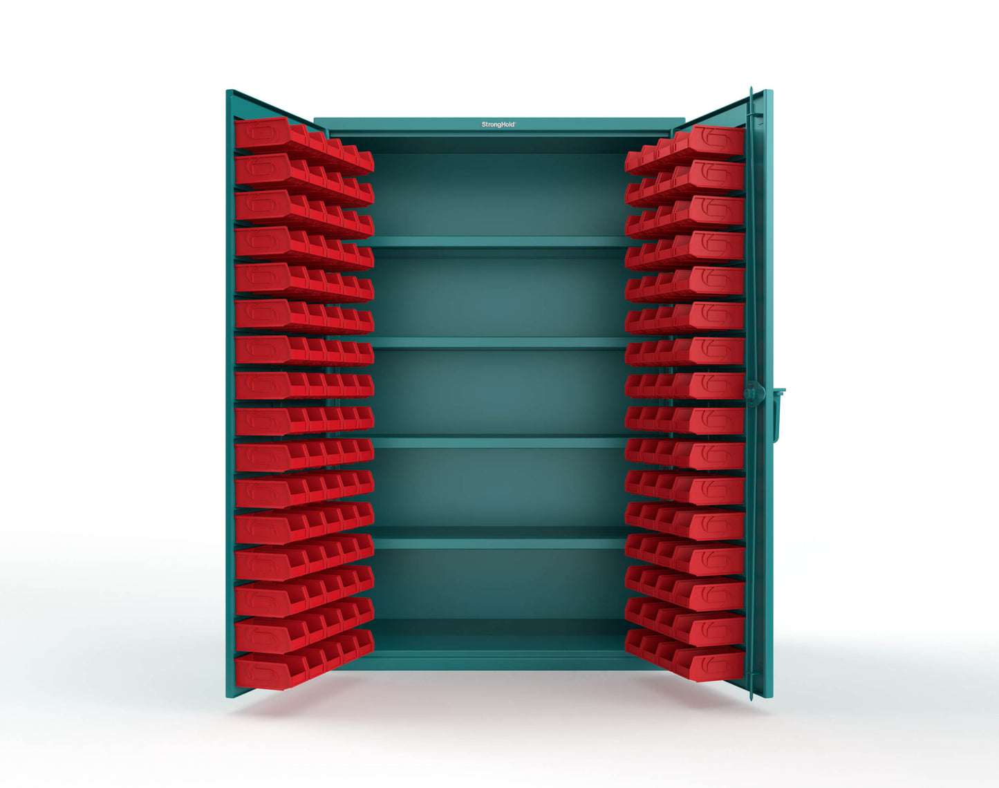 Teal (RAL 5021) / Red (RAL 3001)