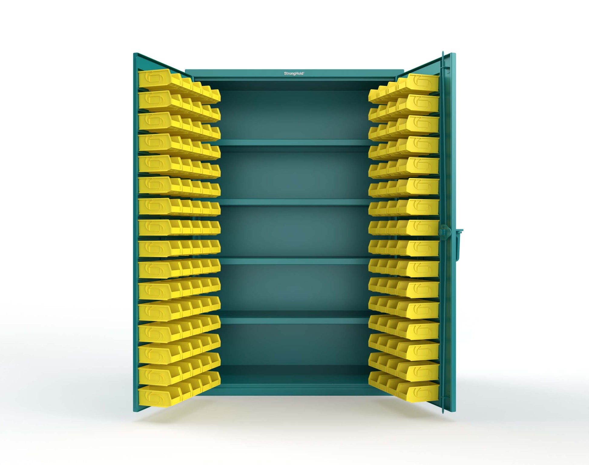 Teal (RAL 5021) / Yellow (RAL 1021)