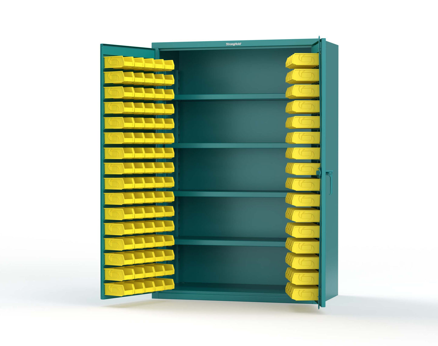 Teal (RAL 5021) / Yellow (RAL 1021)