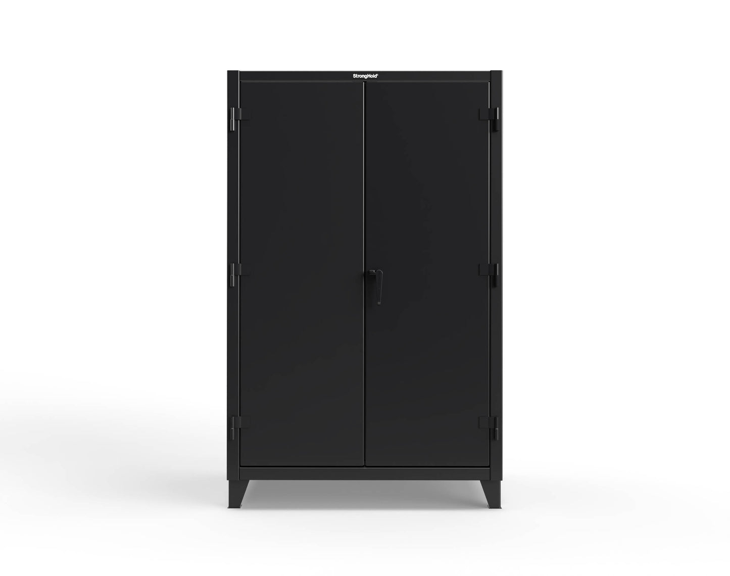 Extreme Duty 12 GA Bin Cabinet with 4 Shelves - 48 In. W x 24 In. D x 78 In. H - 46-BS-244-9005