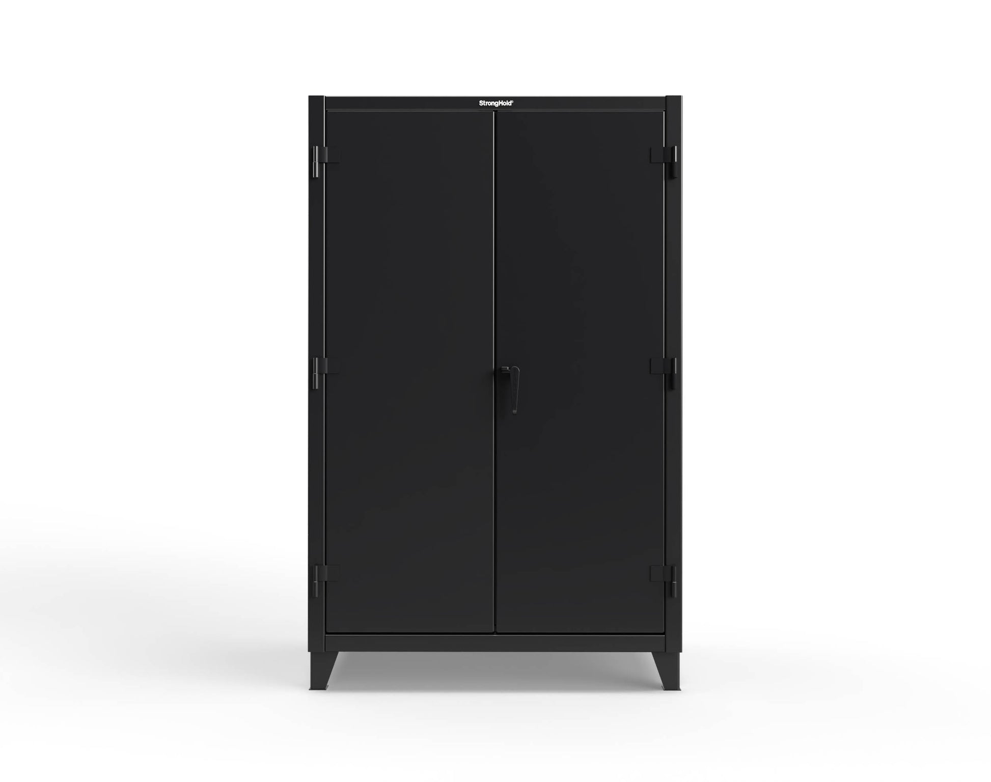 Extreme Duty 12 GA Bin Cabinet with 4 Shelves - 48 In. W x 24 In. D x 78 In. H - 46-BS-244-9005