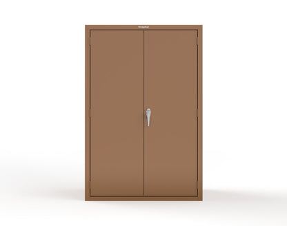 Heavy Duty 18 GA Bin Storage Cabinet - 48 in. W x 18 in. D x 72 in. H - 46-BSC-180-P-8008