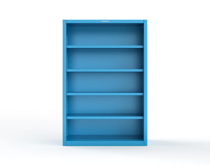 Extreme Duty 12 GA Closed Shelving Unit with 4 Shelves - 48 In. W x 18 In. D x 72 In. H - 46-CSU-184-5012