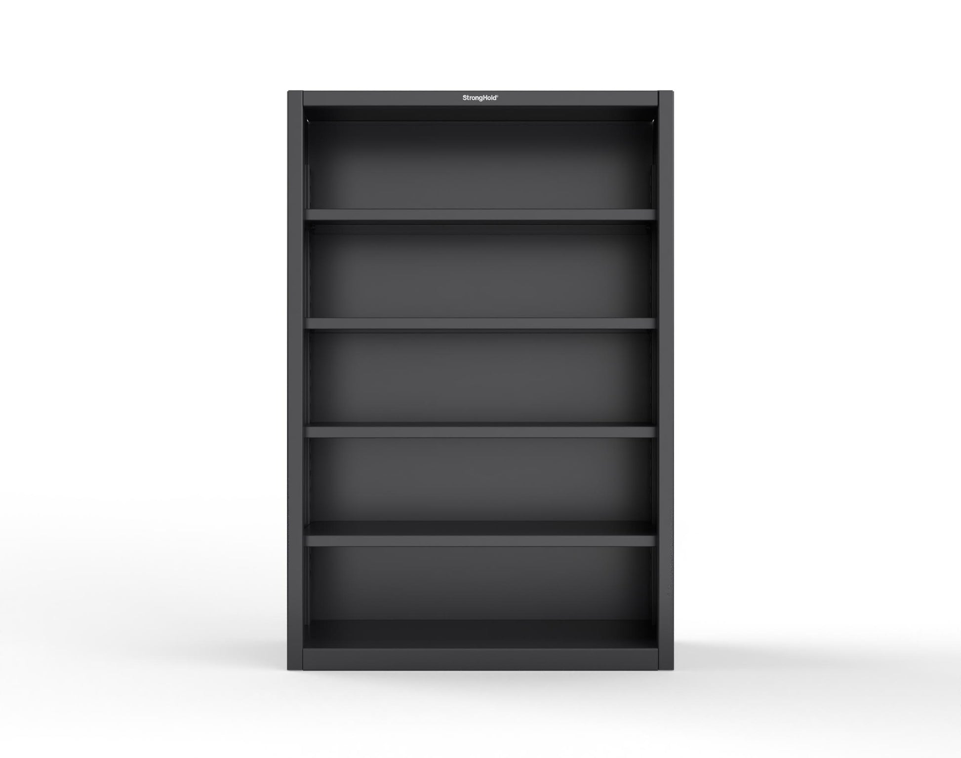 Extreme Duty 12 GA Closed Shelving Unit with 4 Shelves - 48 In. W x 18 In. D x 72 In. H - 46-CSU-184-9005