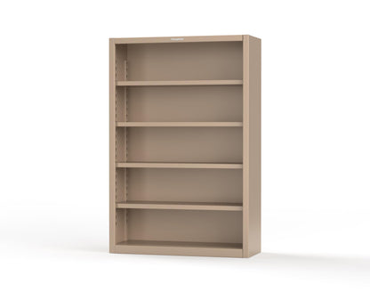 Extreme Duty 12 GA Closed Shelving Unit with 4 Shelves - 48 In. W x 18 In. D x 72 In. H - 46-CSU-184-1019