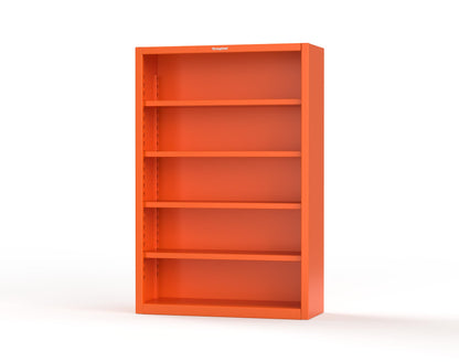 Extreme Duty 12 GA Closed Shelving Unit with 4 Shelves - 48 In. W x 18 In. D x 72 In. H - 46-CSU-184-2009