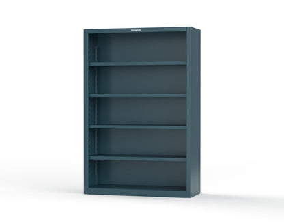 Extreme Duty 12 GA Closed Shelving Unit with 4 Shelves - 48 In. W x 18 In. D x 72 In. H - 46-CSU-184-5001