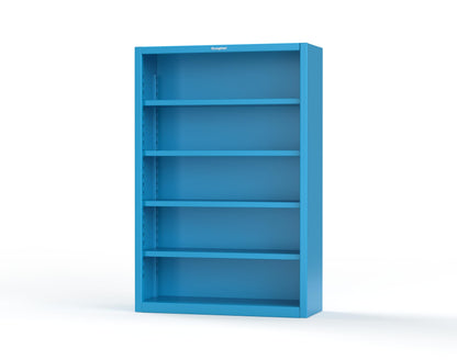 Extreme Duty 12 GA Closed Shelving Unit with 4 Shelves - 48 In. W x 18 In. D x 72 In. H - 46-CSU-184-5012