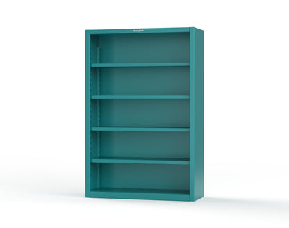 Extreme Duty 12 GA Closed Shelving Unit with 4 Shelves - 48 In. W x 18 In. D x 72 In. H - 46-CSU-184-5021