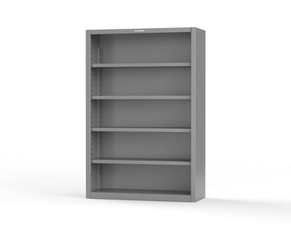 Extreme Duty 12 GA Closed Shelving Unit with 4 Shelves - 48 In. W x 18 In. D x 72 In. H - 46-CSU-184-7037