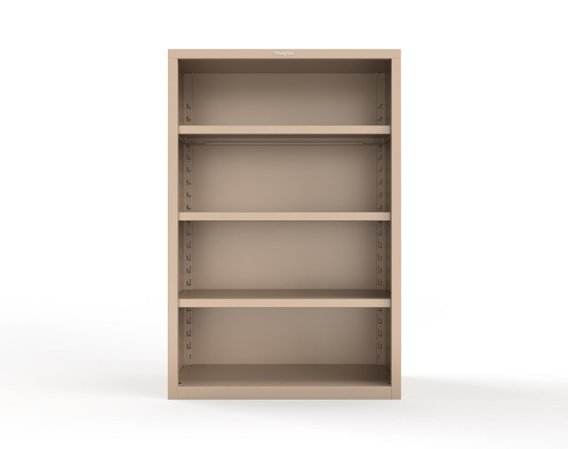 Heavy Duty 18 GA Closed Shelving Unit with 3 Shelves - 48 in. W x 24 in. D x 72 in. H - 46-CSU-243-P-1019