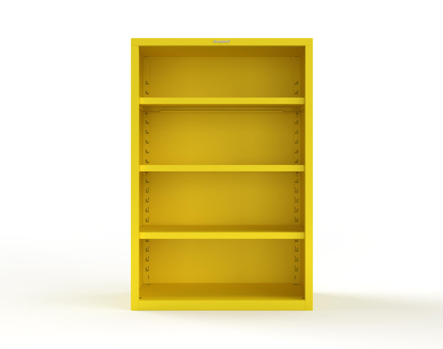 Heavy Duty 18 GA Closed Shelving Unit with 3 Shelves - 48 in. W x 24 in. D x 72 in. H - 46-CSU-243-P-1021