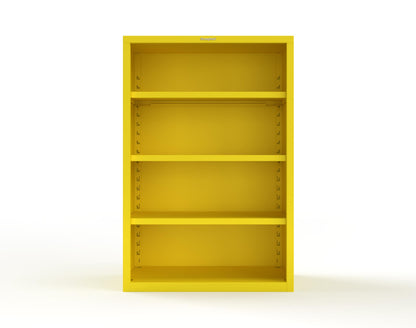 Heavy Duty 18 GA Closed Shelving Unit with 3 Shelves - 48 in. W x 24 in. D x 72 in. H - 46-CSU-243-P-1021