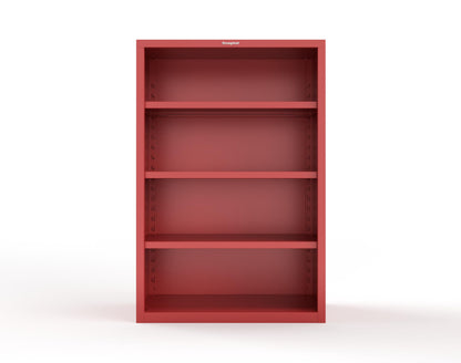Heavy Duty 18 GA Closed Shelving Unit with 3 Shelves - 48 in. W x 24 in. D x 72 in. H - 46-CSU-243-P-3001