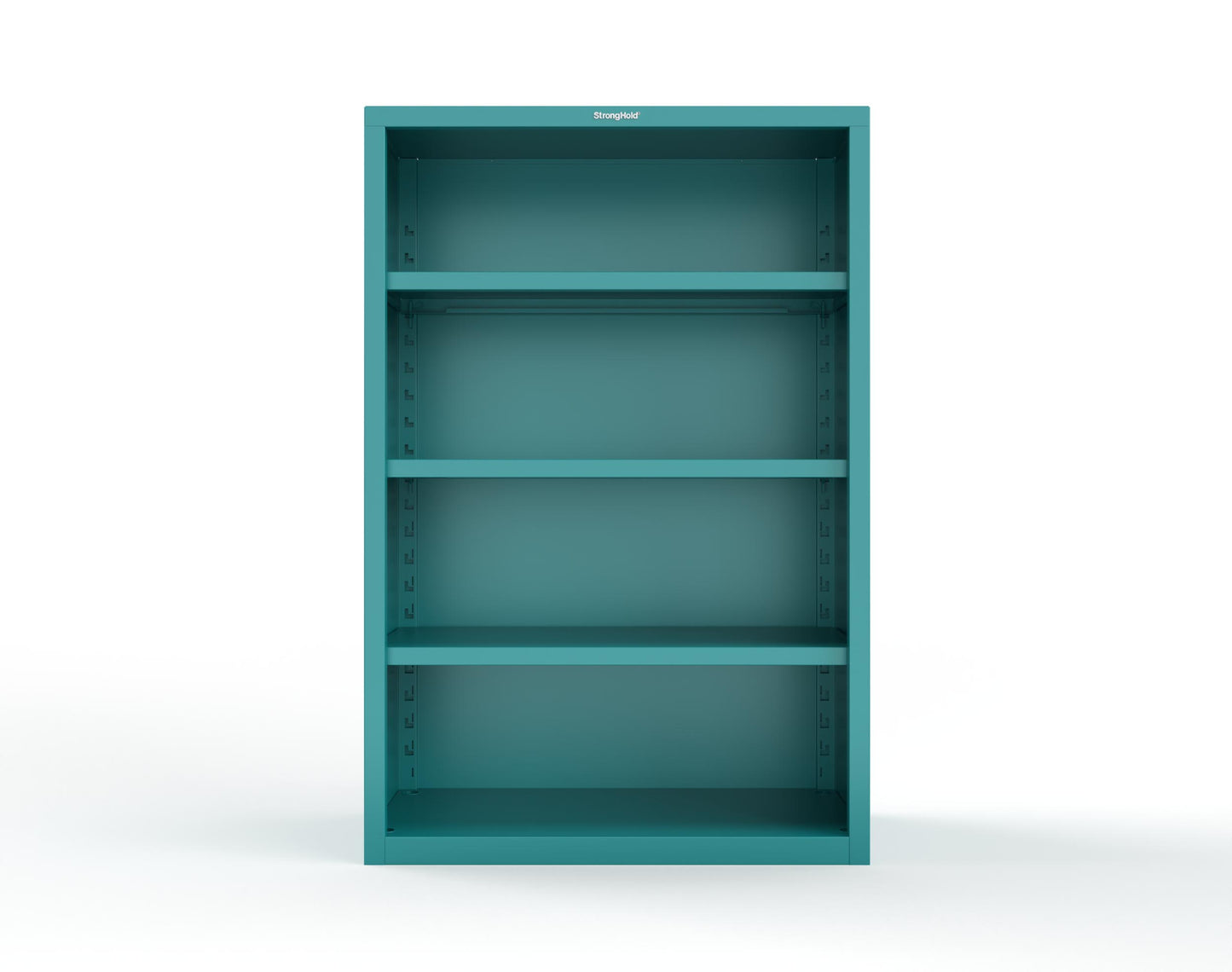 Heavy Duty 18 GA Closed Shelving Unit with 3 Shelves - 48 in. W x 24 in. D x 72 in. H - 46-CSU-243-P-5021