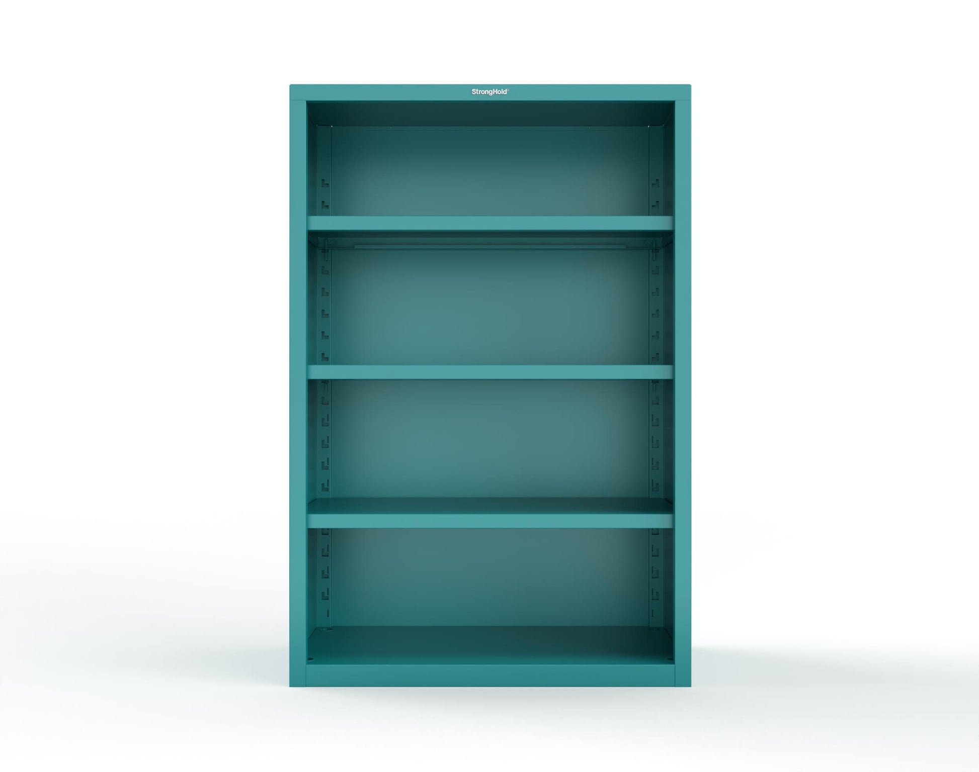 Heavy Duty 18 GA Closed Shelving Unit with 3 Shelves - 48 in. W x 24 in. D x 72 in. H - 46-CSU-243-P-5021