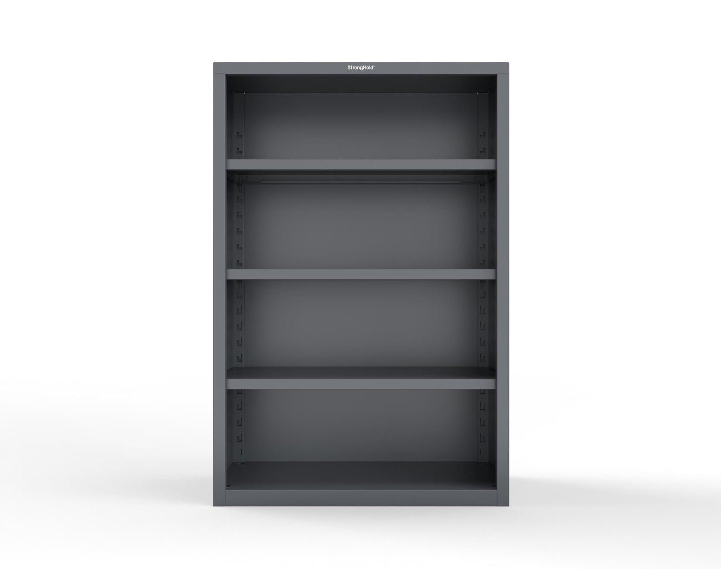 Heavy Duty 18 GA Closed Shelving Unit with 3 Shelves - 48 in. W x 24 in. D x 72 in. H - 46-CSU-243-P-7024