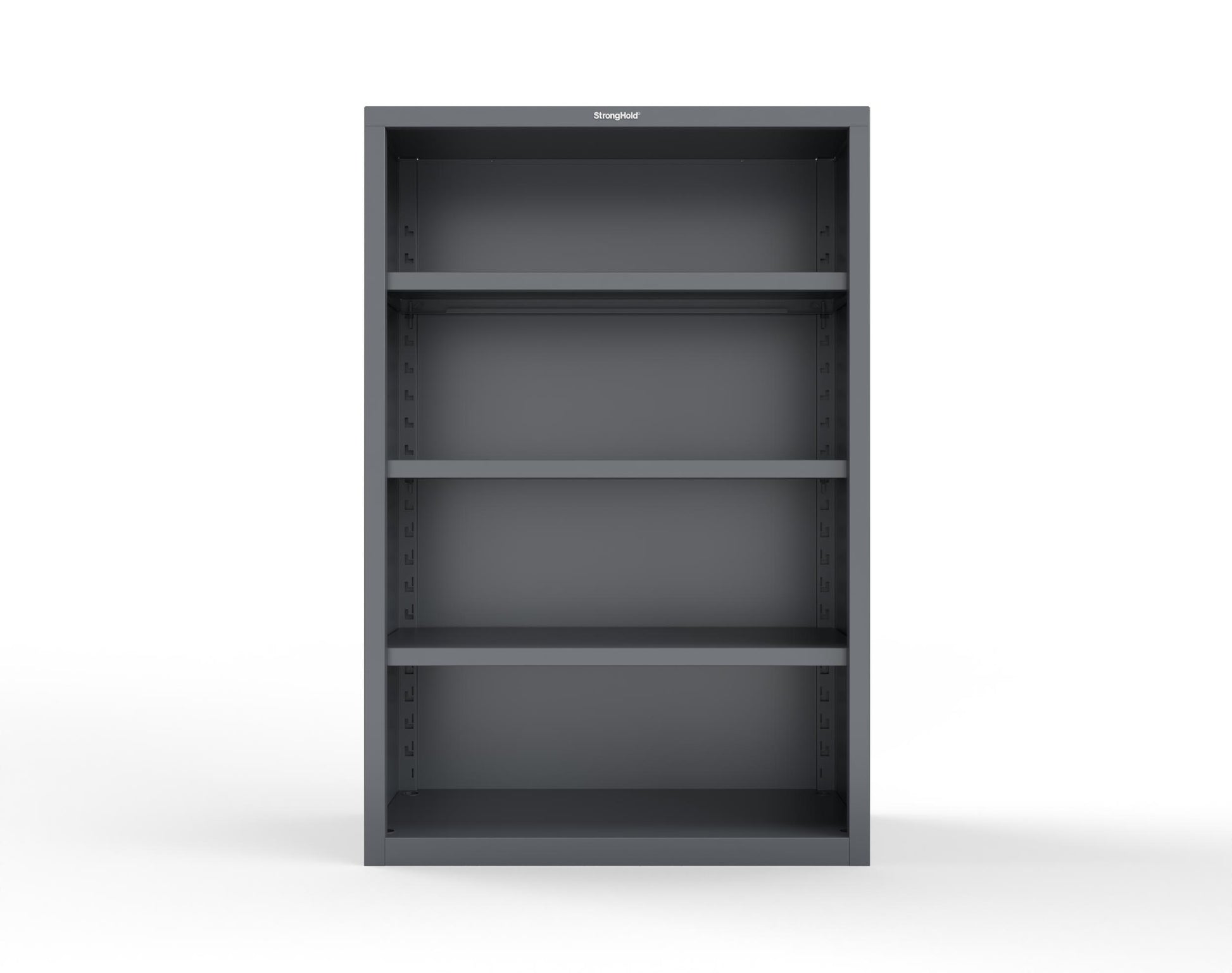 Heavy Duty 18 GA Closed Shelving Unit with 3 Shelves - 48 in. W x 24 in. D x 72 in. H - 46-CSU-243-P-7024