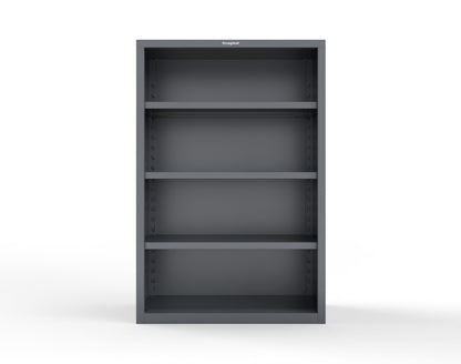 Heavy Duty 18 GA Closed Shelving Unit with 3 Shelves - 48 in. W x 24 in. D x 72 in. H - 46-CSU-243-P-7024