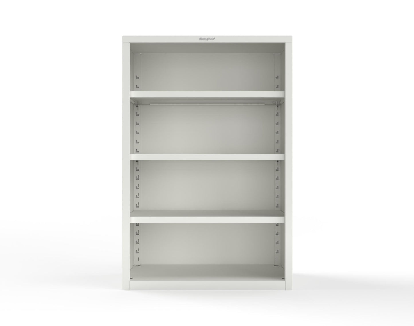 Heavy Duty 18 GA Closed Shelving Unit with 3 Shelves - 48 in. W x 24 in. D x 72 in. H - 46-CSU-243-P-9003
