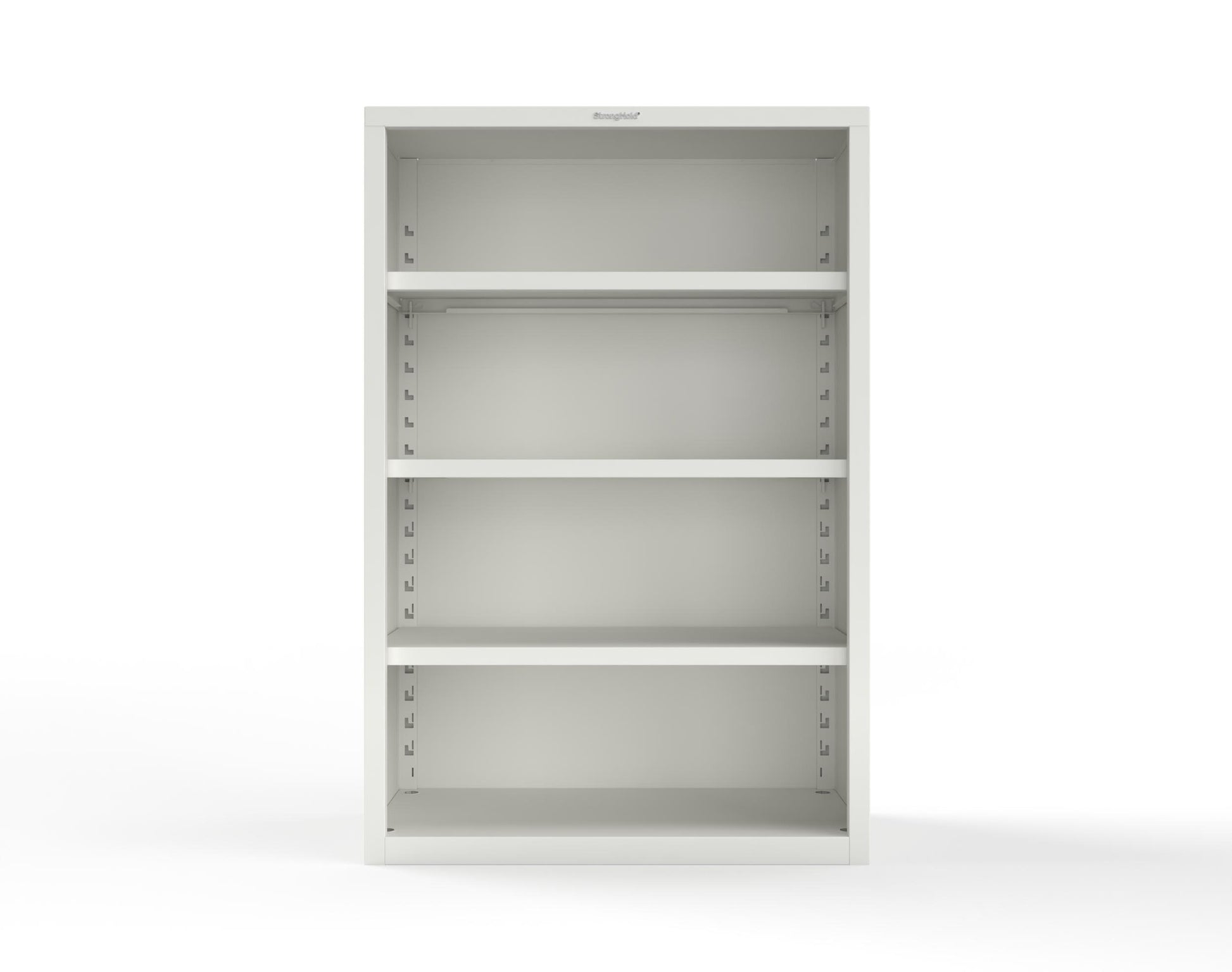 Heavy Duty 18 GA Closed Shelving Unit with 3 Shelves - 48 in. W x 24 in. D x 72 in. H - 46-CSU-243-P-9003