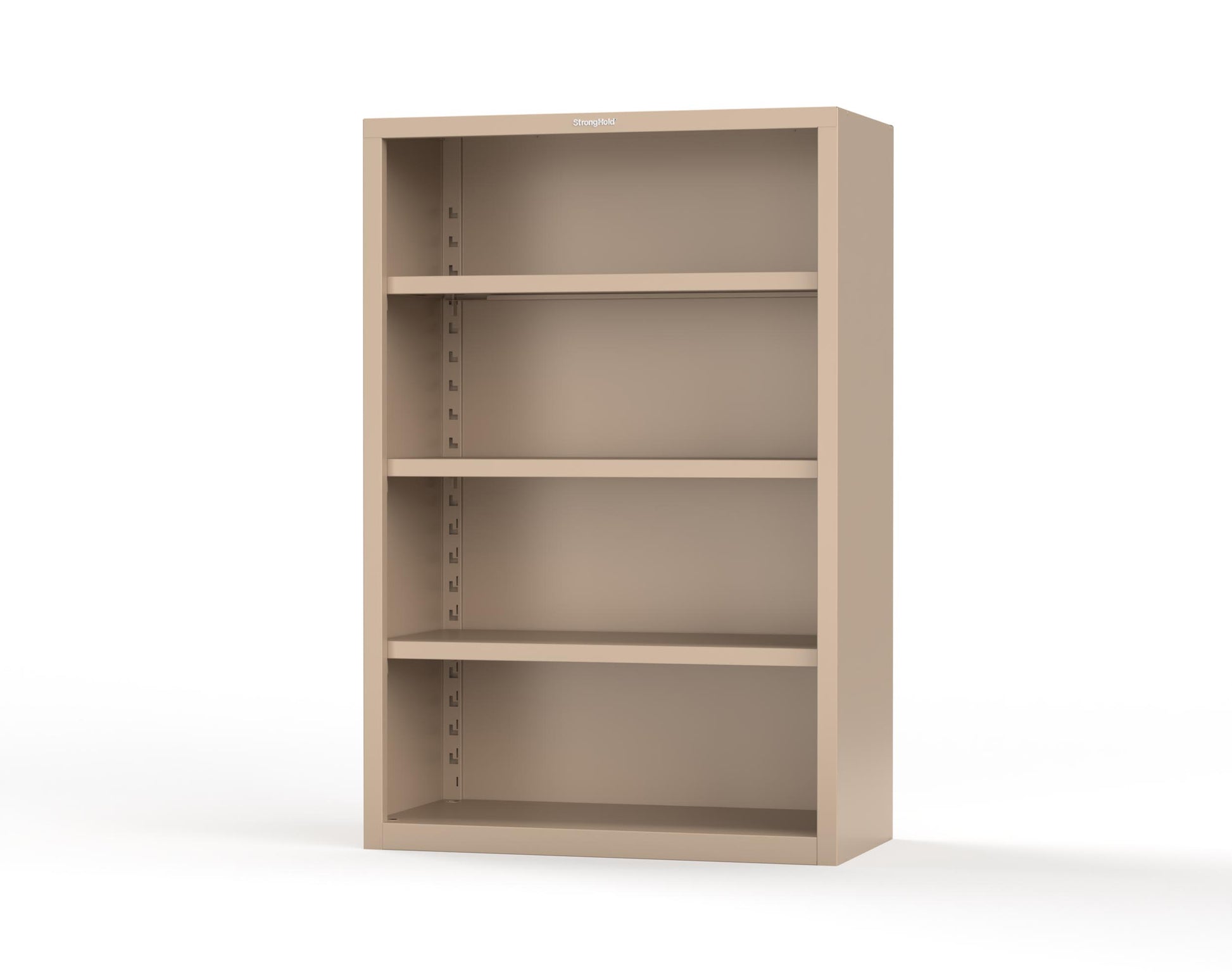 Heavy Duty 18 GA Closed Shelving Unit with 3 Shelves - 48 in. W x 24 in. D x 72 in. H - 46-CSU-243-P-1019