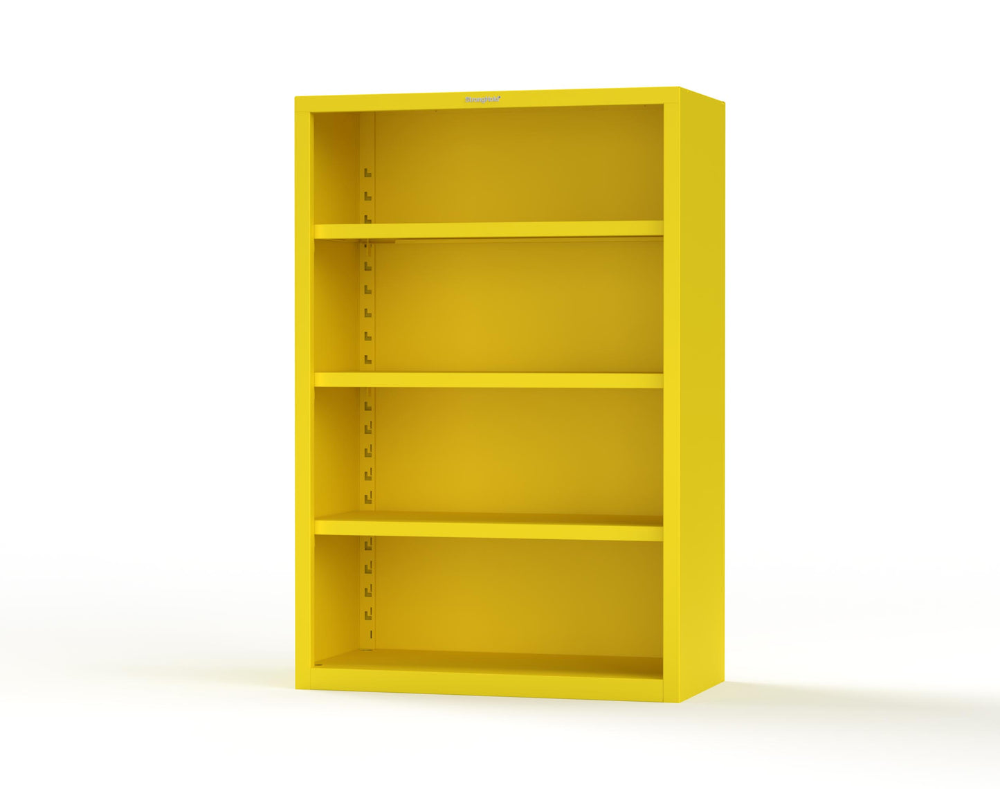 Heavy Duty 18 GA Closed Shelving Unit with 3 Shelves - 48 in. W x 24 in. D x 72 in. H - 46-CSU-243-P-1021