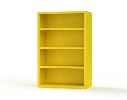 Heavy Duty 18 GA Closed Shelving Unit with 3 Shelves - 48 in. W x 24 in. D x 72 in. H - 46-CSU-243-P-1021
