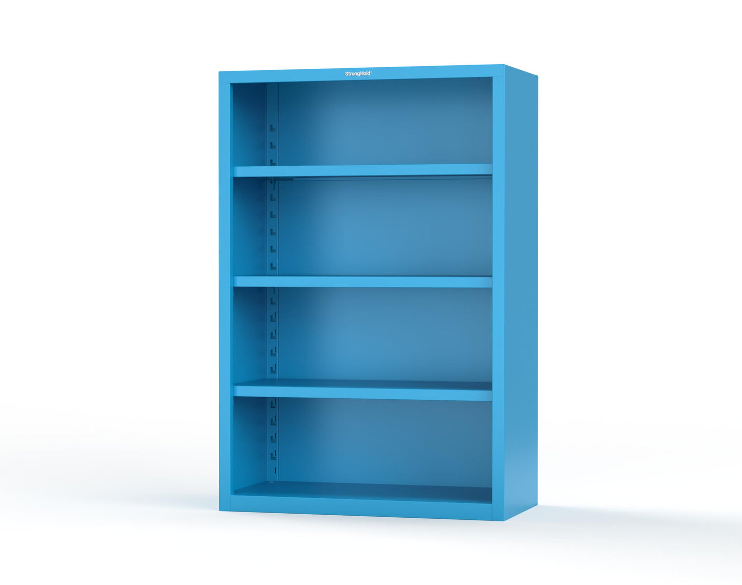 Heavy Duty 18 GA Closed Shelving Unit with 3 Shelves - 48 in. W x 24 in. D x 72 in. H - 46-CSU-243-P-5012