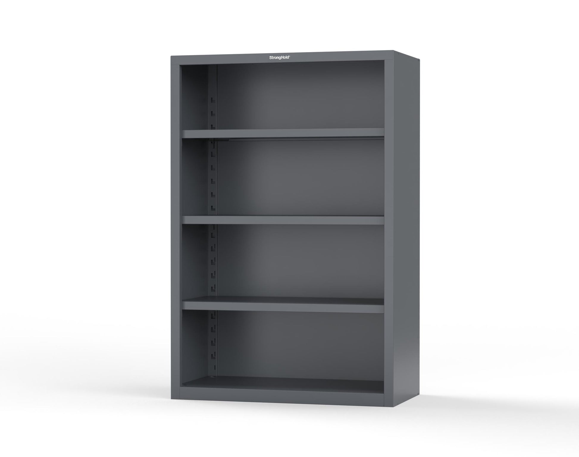 Heavy Duty 18 GA Closed Shelving Unit with 3 Shelves - 48 in. W x 24 in. D x 72 in. H - 46-CSU-243-P-7024